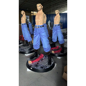 Famoso nuovo stile a grandezza naturale 6ft Anime giapponese figura di un pezzo occhio di falco Mihawk carattere scultura decorazione per la casa statua in resina - Product Image 5
