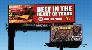 Yake độ sáng cao P6 P8 P10 ngoài trời không thấm nước đường phố cực quảng cáo dẫn ánh sáng Màn hình năng lượng mặt trời kỹ thuật số biển quảng cáo dẫn hiển thị - Product Image 2