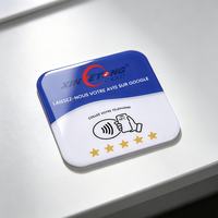 Etiqueta NFC Epoxi con Impresión Francesa y Logotipo Personalizado, 13.56MHz, Etiquetas NFC para Redes Sociales, Resistentes al Agua, para Acceso a Google Review y TikTok
