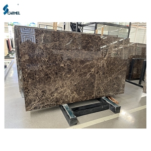 Azulejo de suelo con aspecto de mármol Emperador, azulejo de suelo con patrón de mármol de Color oscuro, Porcelanato para Hotel House Villa - Product Image 5