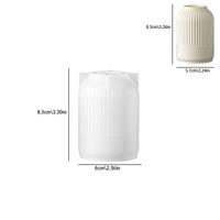 Moule en silicone pour vase en résine et béton, moule à rayures pour vase à fleurs haut, moule de moulage en résine époxy, moules d'ornements de présentation pour résine et plâtre