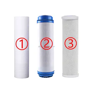 Pilili kartuş filtre için içecek su Purificat pilili dokunmamış kumaş için 0.5 ~ 20 mikron plili filtre Meltblown yüksek akış
