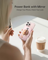 Nouvelle Banque d'alimentation sans fil ultra-mince 2026 tendance, 5000 mAh, avec chargement rapide magnétique puissant, support portable et écran LED