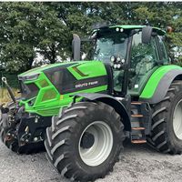 Tracteur agricole d'occasion DEUTZFAHR 6215TTV 215HP 4x4 en bon état pour l'exportation mondiale