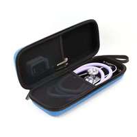 Étui pratique pour stéthoscope en EVA rigide multicolore, résistant à l'usure, sac de rangement à fermeture éclair pour accessoires médicaux d'infirmière