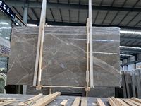 Carreaux et dalles de marbre gris foncé Maya pour revêtements de sol et murs