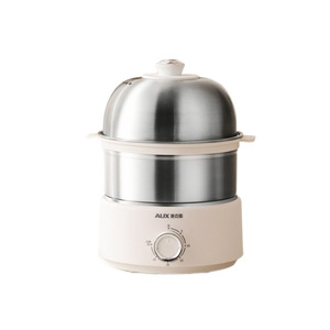 AUX Stainless Steel Egg Steamer 2-Layer 400W Automatic Power Off Timer Household Multifunctional Steam Cooker - Product Image 3