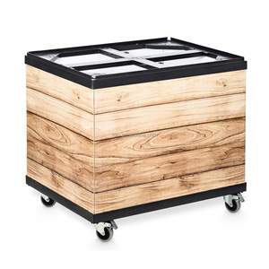 Soporte de exhibición de presentación móvil de frutas y verduras <span class=keywords><strong>Bio</strong></span> Estante de frutas Tienda de frutas Supermercado Exhibición comercial - Product Image 3