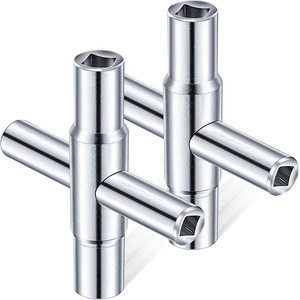 Clé à molette réglable en acier pour <span class=keywords><strong>plombier</strong></span> 4 en 1, 6,5/7/8/9 mm, carrée, universelle, 4 voies - Product Image 1