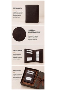 Vintage Genuine Leather <b>Wallet</b> with Bi Fold Design and Ample Storage for <b>Cards</b> and Cashier - Product Image 3