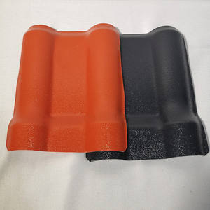 Huazhijie perumahan dan industri plastik PVC bahan ASA lembar ubin atap tanggal merah bata merah - Product Image 4