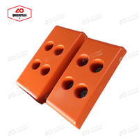 Plaquettes de roulement en polyuréthane pour rouleaux compresseurs W2000, anti-vibration, matériau poly-métal, marque QUICKPADS, certifiées ISO9001, garantie 1 an