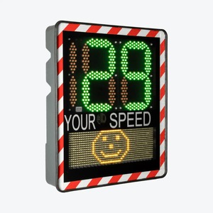 Señal de Límite de Velocidad con Radar Solar y Cara Sonriente para Carreteras Escolares, Impermeable, Reflectante, Recordatorio de Exceso de Velocidad - Product Image 3