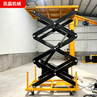 Plateforme élévatrice à ciseaux fixe, hydraulique et électrique, pour le chargement de conteneurs