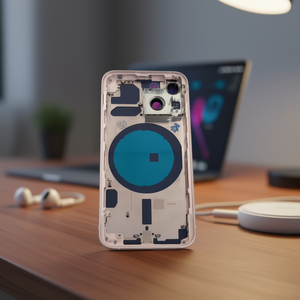 Funda Media con Tapa Trasera para iPhone 13 Mini Blanca - Product Image 3