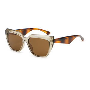 Lunettes de <span class=keywords><strong>soleil</strong></span> surdimensionnées œil-de-chat pour <span class=keywords><strong>femme</strong></span>, monture large, qualité CP, style rétro, protection UV400, personnalisables - Product Image 2