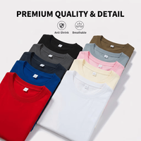 T-shirt en coton 100% lourd et ample, 260g, couleur unie, écologique, style streetwear décontracté, vente en gros