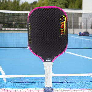 <span class=keywords><strong>Raquette</strong></span> de pickleball professionnelle de compétition 16 mm, 3K texturée, durable, noyau en nid d'abeille en fibre de carbone - Product Image 2