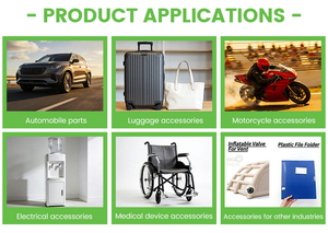 Guardabarros PP <span class=keywords><strong>PECar</strong></span> de 0.5-3MM de Grosor, Juego de Guardabarros Duraderos para Reemplazo de Componentes Exteriores de Automóviles - Product Image 4