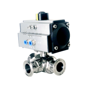 100mm thép không gỉ 304 316L vệ sinh kẹp không Giữ Bóng van với cài đặt nhanh chóng - Product Image 4