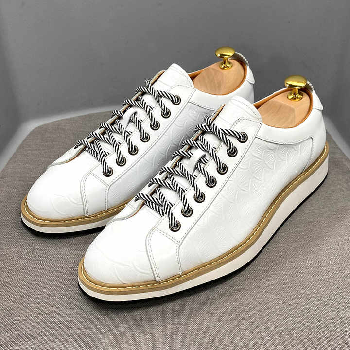white and gold dress shoes mens