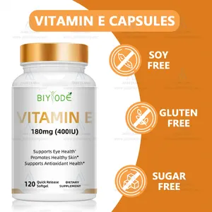 OEM Vegan Custom Organic Multi Vitamin And Supplement Wholesale Vitamin E C Soft Gel Capsules