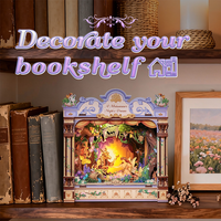 CuteBee 2026 Nouveau style TTKA201 Maison miniature DIY Puzzle en bois 3D Cadeau Décoration DIY Book Nook Kit de bricolage