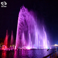 Fuente Musical Water Crown con Espectáculo de Agua y Luz Sincronizados para Parques Temáticos y Espacios Públicos