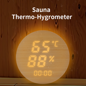 Temporizador digital de 15 minutos para salas de <span class=keywords><strong>sauna</strong></span> y spas, termómetro doméstico sin batería, accesorio perfecto para <span class=keywords><strong>sauna</strong></span>, termómetros inalámbricos - Product Image 3