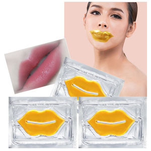 Masques <span class=keywords><strong>pour</strong></span> les lèvres en collagène or 24 carats, hydratants, anti-dessèchement, <span class=keywords><strong>pour</strong></span> des lèvres pulpeuses et hydratées - Product Image 1