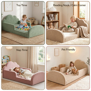 <span class=keywords><strong>Lit</strong></span> en mousse pour enfants rembourré, moderne, sans structure, écologique, personnalisé OEKO-TEX, adapté aux garçons et aux filles - Product Image 4