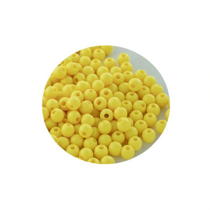 Perline Ilan Abalorio da 8 mm a tinta unita per la creazione di gioielli - Product Image 1