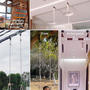 <span class=keywords><strong>Hamaca</strong></span> de lona de algodón de calidad para bebé, para patio trasero y exterior - Product Image 6