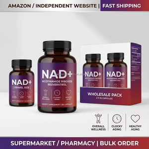 Capsule NAD+ OEM Etichetta Privata, Riparazione DNA, Difesa dall'Invecchiamento, Funzione Cerebrale, Integratore NAD+ Puro per Energia - Product Image 4