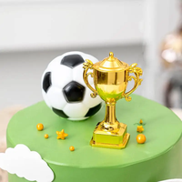 Football Football gâteau Topper anniversaire garçon gâteau Topper bébé douche joyeux anniversaire fête décor sport fête fournitures gâteau accessoire
