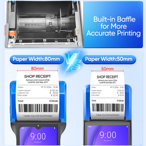 F1s cộng với Cầm Tay POS hệ thống Android 14 3 + 32 gam Bộ nhớ NFC Scanner Máy thanh toán 80 mét nhãn/Máy in hóa đơn thông minh POS Máy - Product Image 6