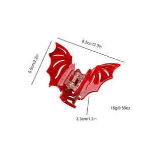 Vendita calda Punk Halloween <span class=keywords><strong>pipistrello</strong></span> fermaglio per capelli ragazza vampiri costumi festa copricapo Festival accessori per capelli regali di Capodanno - Product Image 5