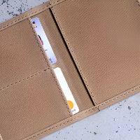 Dompet Paspor Kanvas Berlapis Lilin Grosir Pria Wanita, Banyak Slot Kartu, Kantong Minimalis, Tempat Paspor