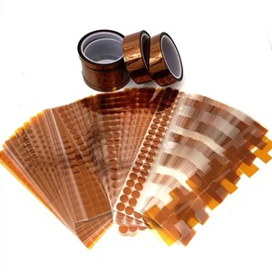 Ruban adhésif en polyimide thermique simple face <span class=keywords><strong>Goldfinger</strong></span>, autocollant en silicone résistant à la chaleur pour masquage de bricolage - Product Image 4