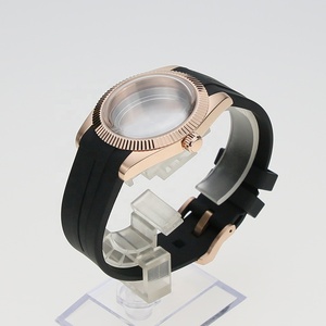สีดำ เข้ากับตัวเรือนนาฬิกา HT-012 ขนาด 38 มม. สายนาฬิกายางวัลคาไนซ์ขนาด 20 มม. - Product Image 2