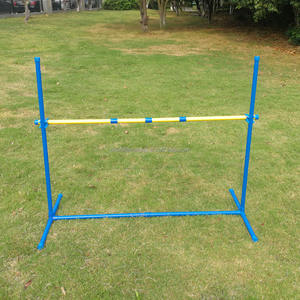 Barre d'agilité pour chien, saut, obstacles intérieurs et extérieurs, équipement de parcours réglable pour animaux de compagnie - Product Image 1