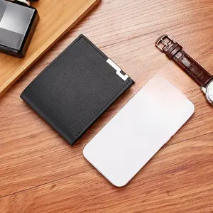 Toptan özel moda yeni tasarım kullanışlı ticari Billfold Notecase taşınabilir cüzdan
