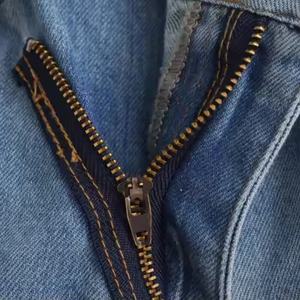 Nuevos Jeans de Moda de Pierna Ancha, Estilo Vintage, Corte Recto, Cintura Alta, 100% Algodón, para Mujer - Product Image 6