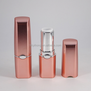 OEM Luxury Silver Circle Ring Cosmetic Packaging <b>Custom</b> Logo ABS Plastic <b>Lipstick</b> Tubes Empty 21.3mm Width Cosmetic Packaging - Product Image 5