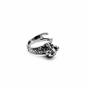 yunnique Animal Shape Stainless Steel <b>Open</b> <b>Ring</b> Unisex Jewelry Gift - Product Image 2