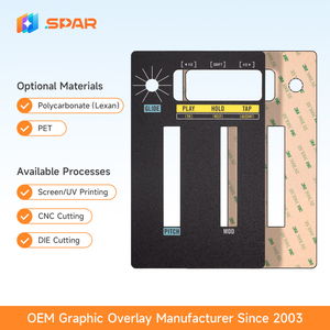Pegatinas de panel electrónico con envío gratis-Etiquetas de policarbonato Lexan con impresión personalizada - Product Image 1