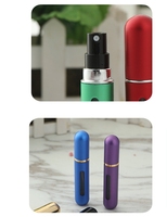 Flacon pulvérisateur de parfum miniature en métal multi-usages 5 ml 8 ml pour voyage