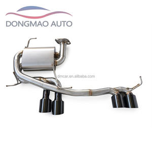 Adecuado para <span class=keywords><strong>BMW</strong></span> E90 <span class=keywords><strong>E92</strong></span> <span class=keywords><strong>320i</strong></span> 318i 325i 2007-2012 Escape de sonido de coche deportivo Punta de escape de cuatro salidas Compatible con difusor M3 - Product Image 1