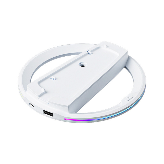 AL-P5439 for PS5/PS5 Slim/PS5 Pro Console Vertical Stand With RGB Light Gaming Accessories Anti-Slip Host Stand