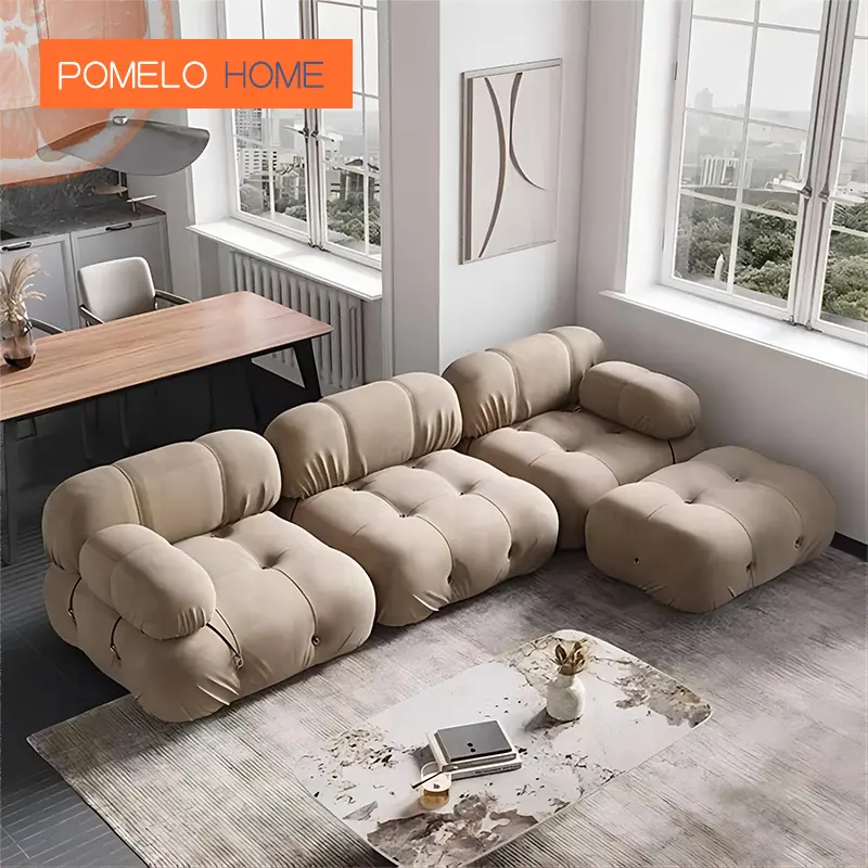 Pomelohome Fabric Fancy Second Hand Sofa Set Furniture Mario Bellini Modular Sofa